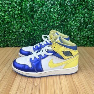 Rare Nike Jordan 1 Grade School GS Easter 2012 Kids High Top Shoes Size 4.5Y 6W